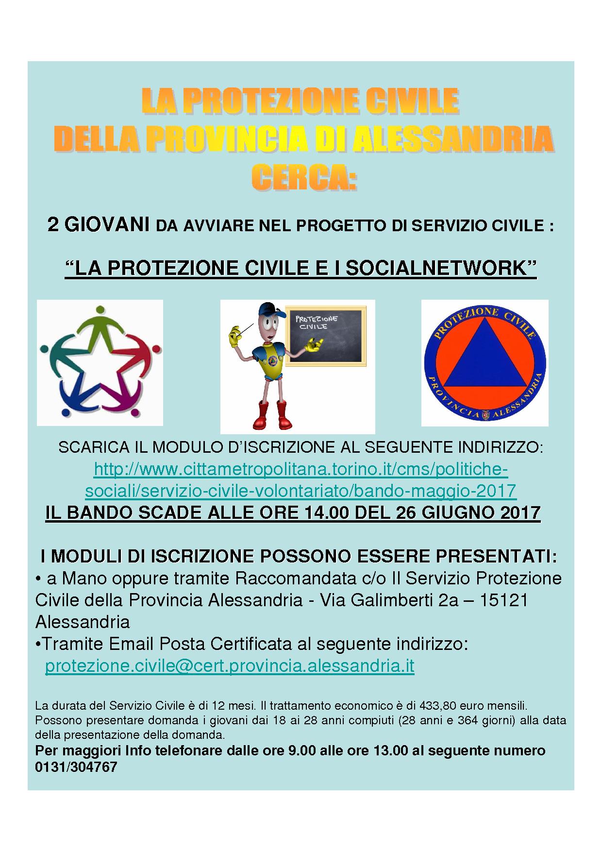 VOLANTINO SERVIZIO CIVILE